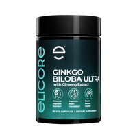 Натуральная добавка Elicore Labs Ginkgo Biloba Ultra, 60 вегакапсул