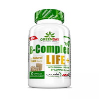 Витамины и минералы Amix Nutrition GreenDay B-Complex Life+, 60 капсул