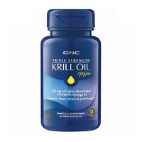 Жирні кислоти GNC Triple Strength Krill Oil Mini, 60 капсул