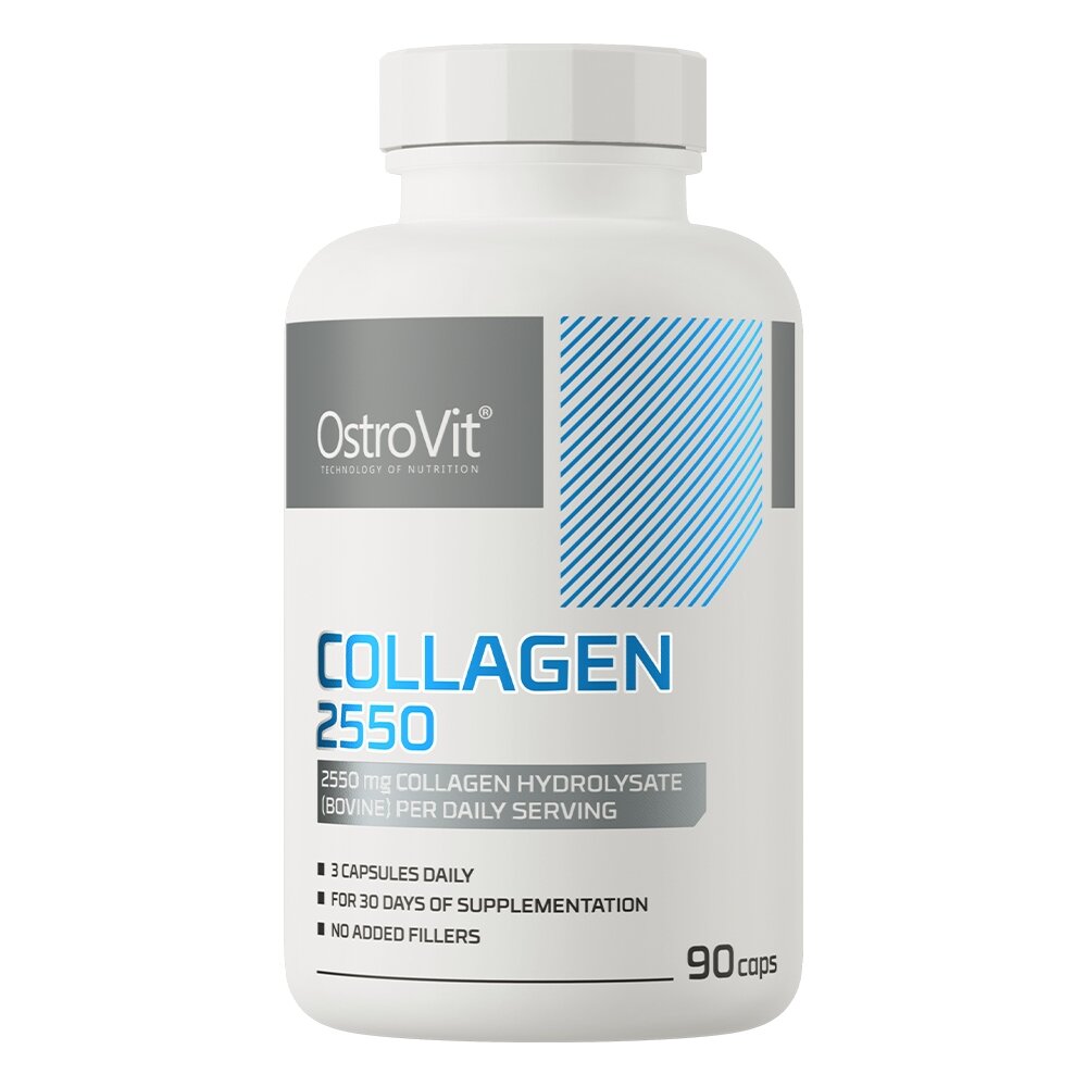 Препарат для суглобів і зв'язок OstroVit Collagen 2550, 90 капсул