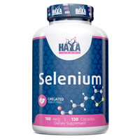 Витамины и минералы Haya Labs Selenium 100 mcg, 120 капсул