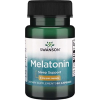 Натуральная добавка Swanson Melatonin 3 mg, 60 капсул