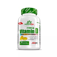 Витамины и минералы Amix Nutrition GreenDay Vitamin D3 2500 IU, 90 капсул