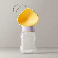 Бутылка-поилка для собак и кошек Semi Foot, 350 мл, Yellow