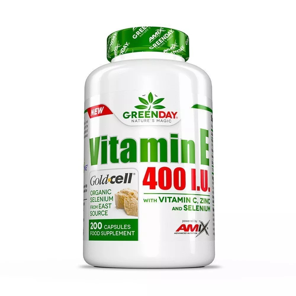 Витамины и минералы Amix Nutrition GreenDay Vitamin E 400 IU Life+, 200 капсул