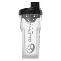 Шейкер Alpha Designs Alpha Boottle, 750 мл, Transparent/Black