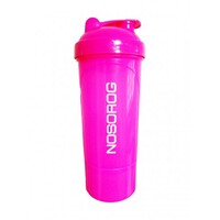 Шейкер Nosorog Smart Shake 2-х компонентный, 350 мл, Pink