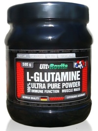 Аминокислота Ult:Rovita L-Glutamine Powder, 500 грамм - без вкуса