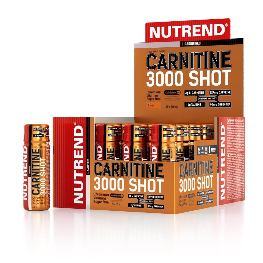 Жироспалювач Nutrend Carnitine 3000 Shot, 20*60 мл