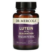 Натуральная добавка Dr. Mercola Lutein with Zeaxanthin, 30 капсул