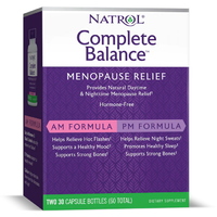 Витамины и минералы Natrol Complete Balance AM/PM, 30+30 капсул