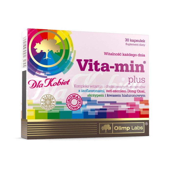 Витамины и минералы Olimp Vita-min Plus Women, 30 капсул, СРОК 01.23