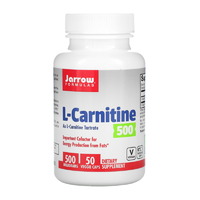 Жиросжигатель Jarrow Formulas L-Carnitine 500 mg, 50 вегакапсул