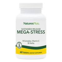 Витамины и минералы Natures Plus	Mega-Stress Complex, 60 таблеток