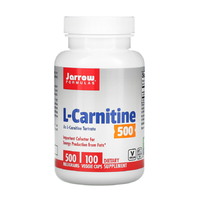 Жиросжигатель Jarrow Formulas L-Carnitine 500 mg, 100 вегакапсул