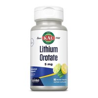 Витамины и минералы KAL Lithium Orotate 5 mg, 90 микро таблеток