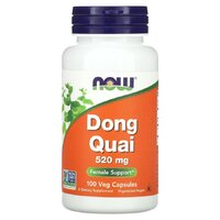 Натуральная добавка NOW Dong Quai 520 mg, 100 капсул