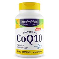 Натуральная добавка Healthy Origins CoQ10 Kaneka Q10 600 mg, 30 капсул