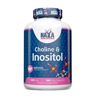 Витамины и минералы Haya Labs Choline &amp; Inositol, 100 вегакапсул