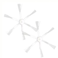 Боковые щеточки для пылесосов Xiaomi Mi Robot Vacuum Cleaner Mi RoboRock Xiaowa 6 лопастей, 2 шт, Белый