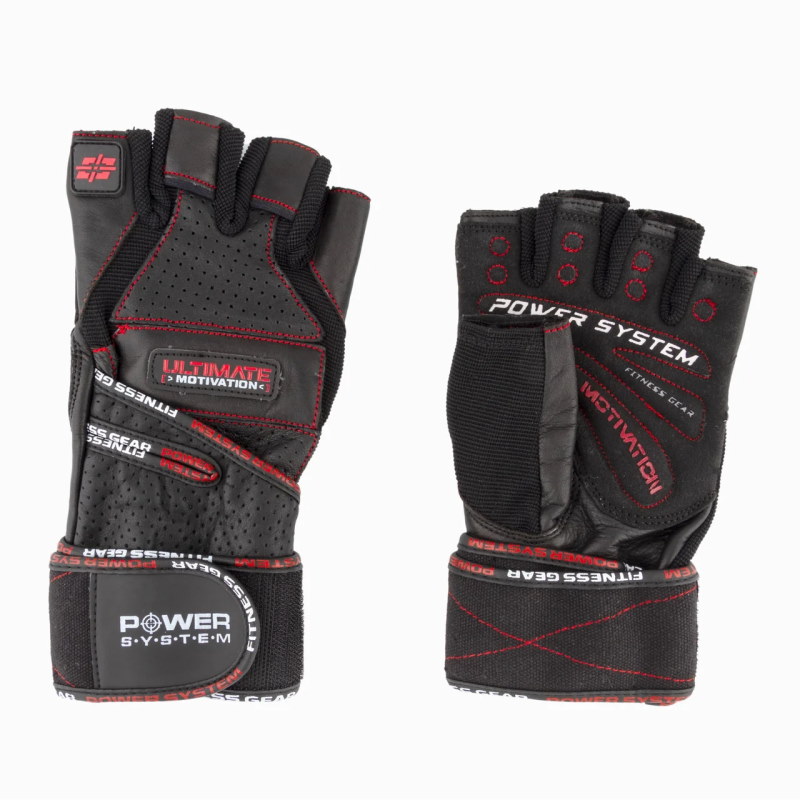 Перчатки для фитнеса Power System PS-2810, Black/Red