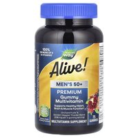 Витамины и минералы Nature's Way Alive! Men's 50+ Premium Gummy, 75 желеек