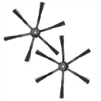 Боковые щеточки для пылесосов Xiaomi Mi Robot Vacuum Cleaner Mi RoboRock Xiaowa 6 лопастей, 2 шт, Черный