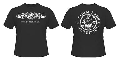 Мужская футболка Form Labs Black