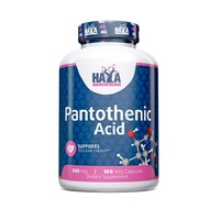 Витамины и минералы Haya Labs Pantothenic Acid 500 mg, 100 вегакапсул