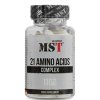 Аминокислота MST 21 Amino Acids, 60 капсул