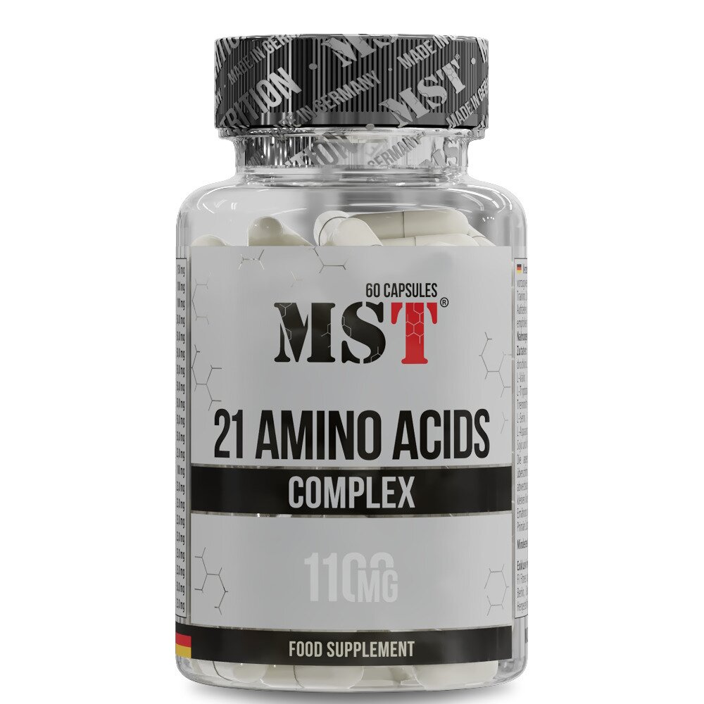 Амінокислота MST 21 Amino Acids, 60 капсул