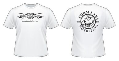 Женская футболка Form Labs White