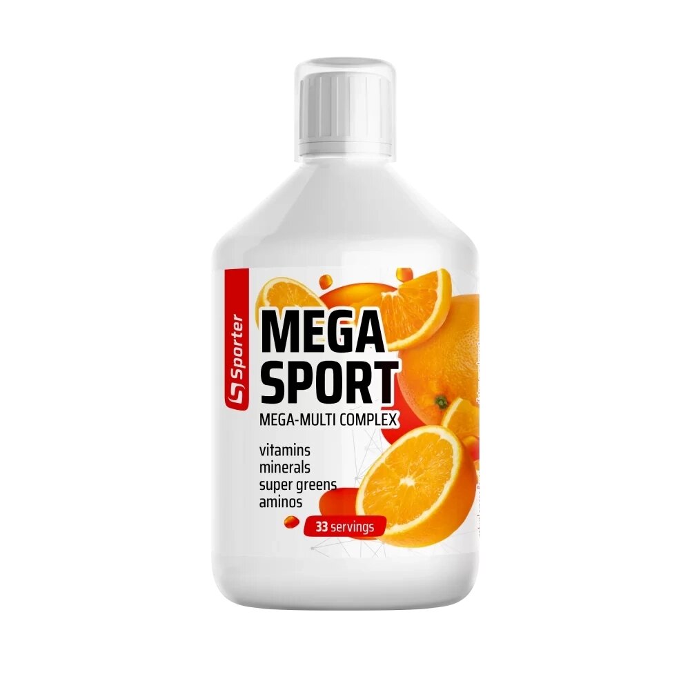 Вітаміни та мінерали Sporter Mega Sport, 500 мл
