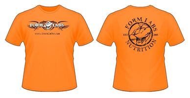 Мужская футболка Футболка Form Labs Orange