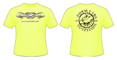 Мужская футболка Form Labs Yellow