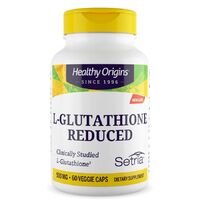 Натуральная добавка Healthy Origins L-Glutathione Reduced 500 mg, 60 вегакапсул