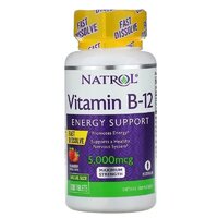Витамины и минералы Natrol Vitamin B-12 5000 mcg, 100 таблеток