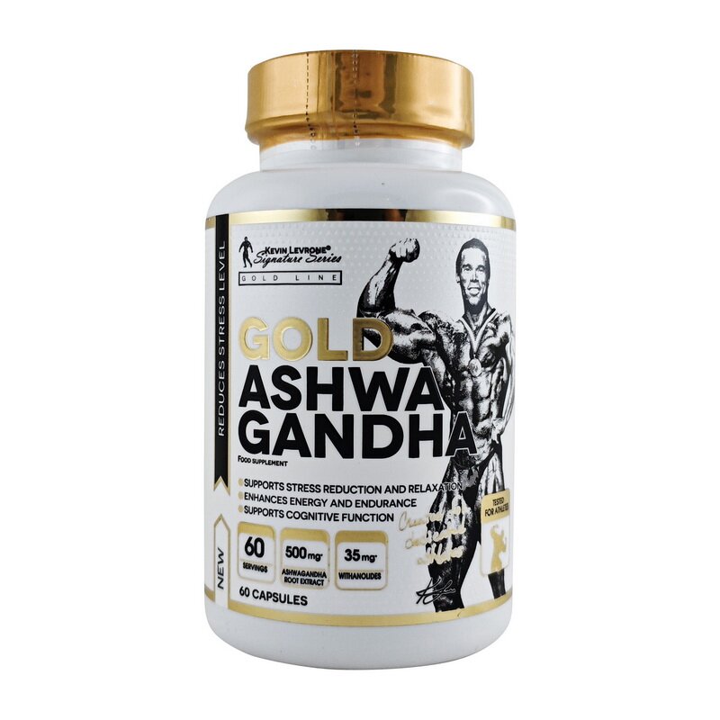 Натуральна добавка Kevin Levrone Gold Ashwagandha, 60 капсул
