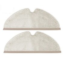 Тряпочки (салфетки) для робота-пылесоса Xiaomi RoboRock S50 S51 S55 S5Max S6 S6 Pure S6MaxV Q7 Q8 (с полным покрытием микрофиброй) 2 шт