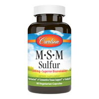 Препарат для суставов и связок Carlson Labs MSM Sulfur 1000 mg, 90 вегакапсул