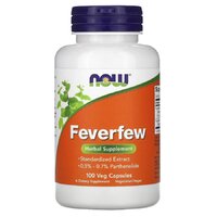Натуральная добавка NOW Feverfew, 100 вегакапсул