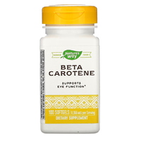 Витамины и минералы Nature's Way Beta Carotene, 100 капсул