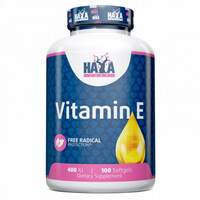 Витамины и минералы Haya Labs Vitamin E 400 IU, 100 капсул