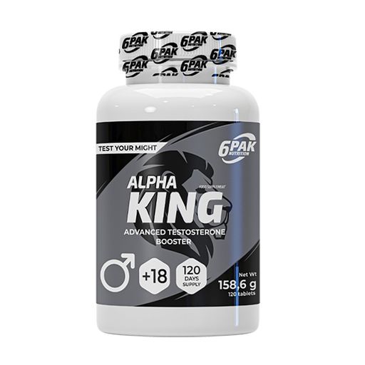 Стимулятор тестостерону 6PAK Nutrition Alpha King, 120 таблеток