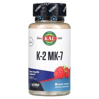 Витамины и минералы KAL Vitamin Vitamin K2 MK-7, 60 таблеток