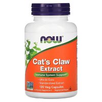 Натуральная добавка NOW Cat's Claw Extract, 120 вегакапсул