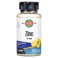 Витамины и минералы KAL Zinc 5 mg, 60 микро таблеток