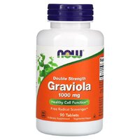 Натуральная добавка NOW Graviola 1000 mg, 90 таблеток