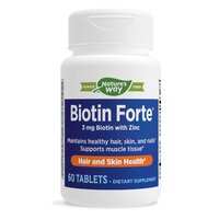 Витамины и минералы Nature's Way Biotin Forte with Zinc, 60 таблеток