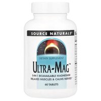 Витамины и минералы Source Naturals Ultra-Mag, 60 таблеток
